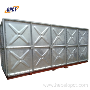 Galvanized steel water sectional storage tank